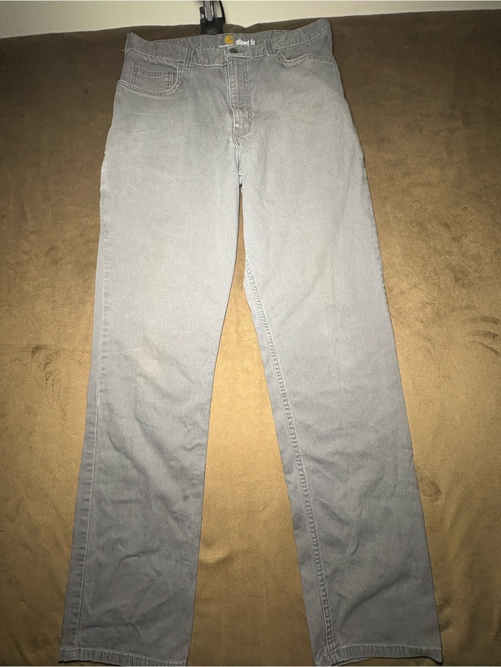 Carhartt Relaxed Fit Gray Pants Size 33x36
